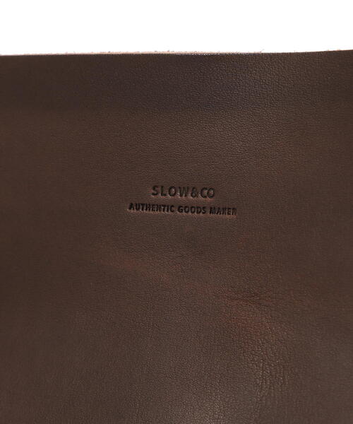 SLOW（スロウ）の「SLOW (スロウ) bono -new tote bag 49S304K【2026年春夏入荷モデル】（トートバッグ・メンズ・ブラック/ブラウン・F）」の16枚目の写真