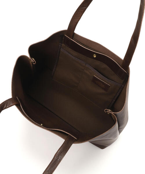 SLOW（スロウ）の「SLOW (スロウ) bono -new tote bag 49S304K【2026年春夏入荷モデル】（トートバッグ・メンズ・ブラック/ブラウン・F）」の20枚目の写真