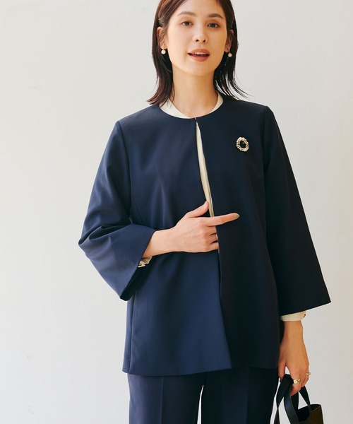 セール】《洗える・シワになりにくい》2点セット 正解 Aラインフレア