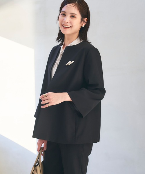 洗える・シワになりにくい》2点セット 正解 Aラインフレアジャケット