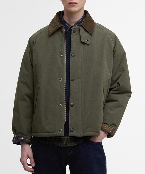 Barbour(バブアー)の「【Barbour】barbour padded transport jacket(ミリタリージャケット・メンズ・ブラック/オリーブ・38/40/42)」の2枚目の写真