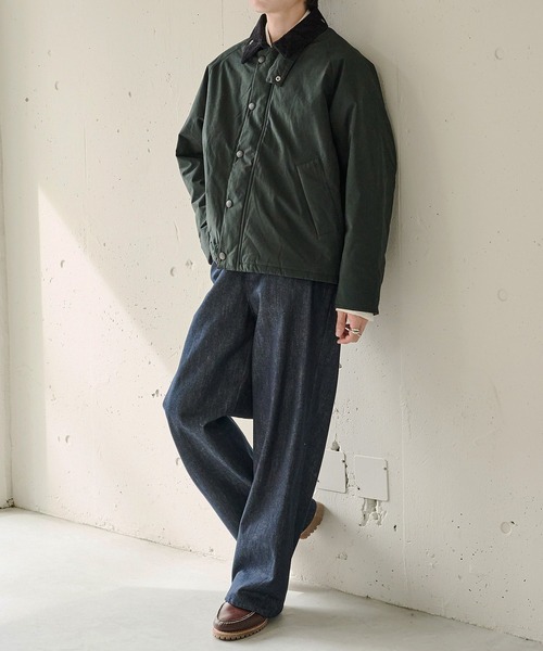 Barbour(バブアー)の「【Barbour】barbour padded transport jacket(ミリタリージャケット・メンズ・ブラック/オリーブ・38/40/42)」の12枚目の写真