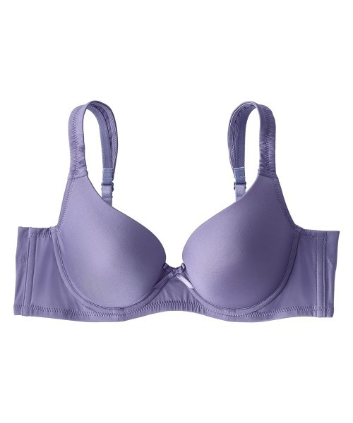 nissen（ニッセン）の「脇すっきり柔らかシームレスブラジャー（トリンプ）（B85～F90）（ブラジャー・レディース・カーキ/スモークピンク/ダークベージュ/パープル/ブラック/ブラウン・B85/C85/D85/E85/F85/C100/D90/D95/E95/D100/E90/F90/C90/C95）」の8枚目の写真