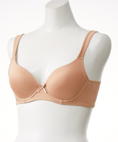 nissen（ニッセン）の「脇すっきり柔らかシームレスブラジャー（トリンプ）（B85～F90）（ブラジャー・レディース・カーキ/スモークピンク/ダークベージュ/パープル/ブラック/ブラウン・B85/C85/D85/E85/F85/C100/D90/D95/E95/D100/E90/F90/C90/C95）」の19枚目の写真