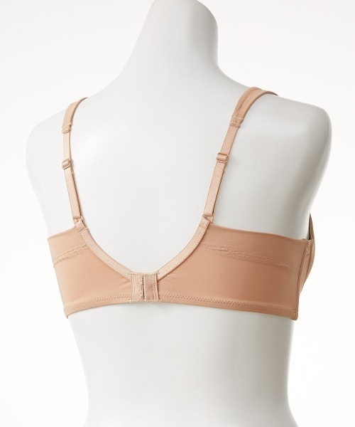 nissen（ニッセン）の「脇すっきり柔らかシームレスブラジャー（トリンプ）（B85～F90）（ブラジャー・レディース・カーキ/スモークピンク/ダークベージュ/パープル/ブラック/ブラウン・B85/C85/D85/E85/F85/C100/D90/D95/E95/D100/E90/F90/C90/C95）」の21枚目の写真