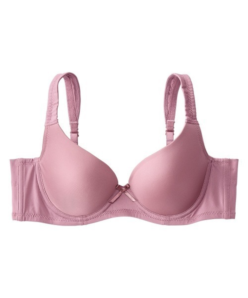 nissen（ニッセン）の「脇すっきり柔らかシームレスブラジャー（トリンプ）（B85～F90）（ブラジャー・レディース・カーキ/スモークピンク/ダークベージュ/パープル/ブラック/ブラウン・B85/C85/D85/E85/F85/C100/D90/D95/E95/D100/E90/F90/C90/C95）」の9枚目の写真