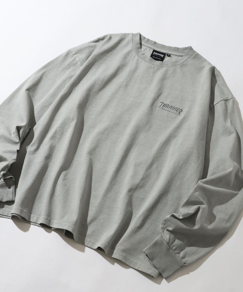 THRASHER(スラッシャー)の「【THRASHER/スラッシャー】アソート ピグメント加工 アートワークデザイン ロングスリーブTシャツ(Tシャツ/カットソー・メンズ・ピンク系1/ブラウン系1/グレー系3/グレー系2/ブラウン系/ピンク系/グレー系1/グレー系・XL/L/M)」の12枚目の写真