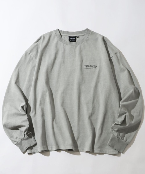 THRASHER(スラッシャー)の「【THRASHER/スラッシャー】アソート ピグメント加工 アートワークデザイン ロングスリーブTシャツ(Tシャツ/カットソー・メンズ・ピンク系1/ブラウン系1/グレー系3/グレー系2/ブラウン系/ピンク系/グレー系1/グレー系・XL/L/M)」の11枚目の写真