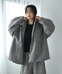 STYLE DELI | 【BLK001】カールシャギーバルーンジャケット(その他アウター)