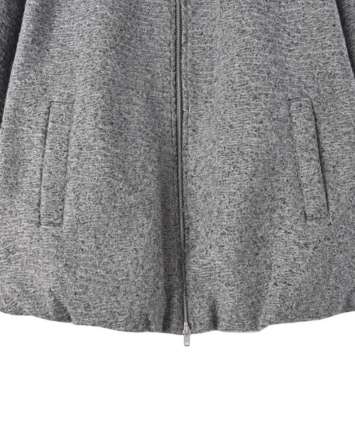 STYLE DELI（スタイルデリ）の「【BLK001】カールシャギーバルーンジャケット（その他アウター・レディース・アイボリー/チャコール・FREE）」の16枚目の写真