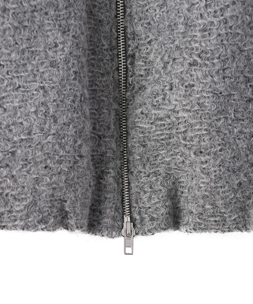 STYLE DELI（スタイルデリ）の「【BLK001】カールシャギーバルーンジャケット（その他アウター・レディース・アイボリー/チャコール・FREE）」の17枚目の写真