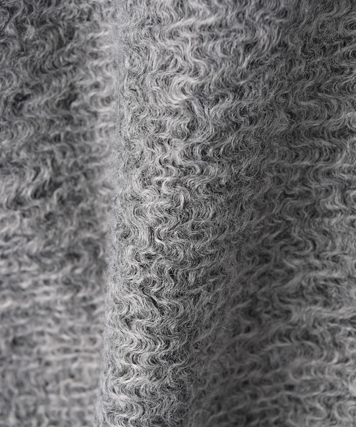 STYLE DELI（スタイルデリ）の「【BLK001】カールシャギーバルーンジャケット（その他アウター・レディース・アイボリー/チャコール・FREE）」の19枚目の写真