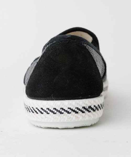 alfredoBANNISTER（アルフレッドバニスター）の「【26S/S berevere別注】エラスティック サマースリッポン（スリッポン・メンズ・ブラック/ネイビー/ホワイト/シルバー/グレー・41/39/40/44/43/42）」の9枚目の写真