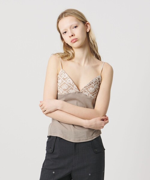 ATTISESSION（アティセッション）の「＜ATTISESSION＞ランジェリーライク キャミソール（キャミソール・レディース・ブラック/ベージュ/その他3・FREE）」の20枚目の写真