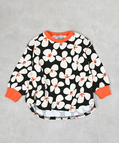 Ocean&Ground（オーシャン&グラウンド）の「ソウガララウンドロンT（Tシャツ/カットソー・キッズ・マスタード/グリーン/ピンク/ブラック/エメラルド/アイボリー・80/100/110/120/130/140/90/95）」の13枚目の写真