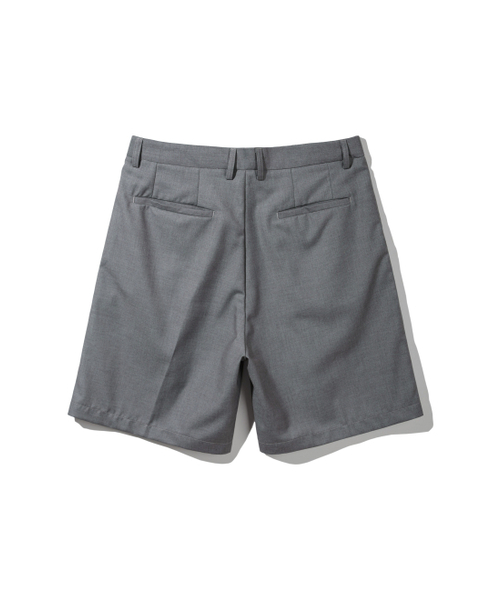 BAKKEN(バッケン)の「サイドヒドゥンバンディングツーピンタックワイドハーフパンツ BK8903_グレー(その他パンツ・メンズ・グレー・FREE)」の3枚目の写真