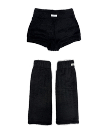 runningHIGH（ランニングハイ）の「ファーショーツ＆レッグウォーマー [ブラック]（レッグウォーマー）」