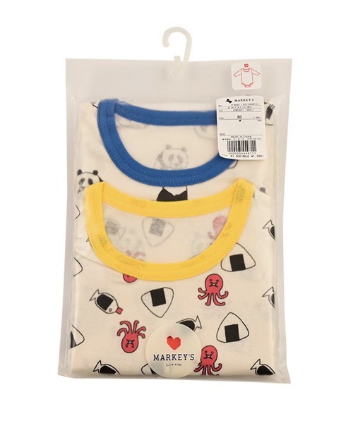 MARKEY'S(マーキーズ)の「2点セット/長袖ボディシャツ(ロンパース・キッズ・ブルー系その他/ホワイト系その他/マルチ・70/80)」の18枚目の写真