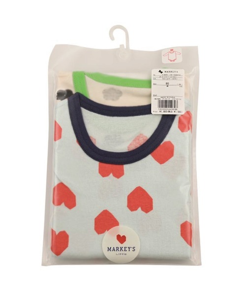 MARKEY'S(マーキーズ)の「2点セット/長袖ボディシャツ(ロンパース・キッズ・ブルー系その他/ホワイト系その他/マルチ・70/80)」の19枚目の写真