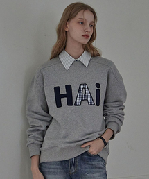 HAINT（ヘイント）の「HAI LETTERING MTM_2COLORS_GRAY（スウェット）」