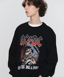 ACDC Dog A Bone 2 Sweatshirt BK (BRENT2327)