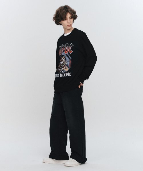 Bravado(ブラヴァド)の「ACDC Dog A Bone 2 Sweatshirt BK (BRENT2327)(スウェット・メンズ・その他・M/L/XL)」の4枚目の写真