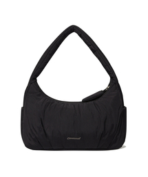 クローバーハートパデッドショルダーバッグ Black