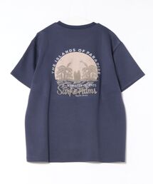 【Kahiko】SURF&Palms オレリーメンズTシャツ