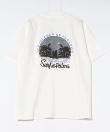 【Kahiko】SURF&Palms オレリーメンズTシャツ
