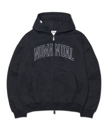 セール】【NOMANUAL】A.L HOODIE / 【ノーマニュアル】ロゴプリント