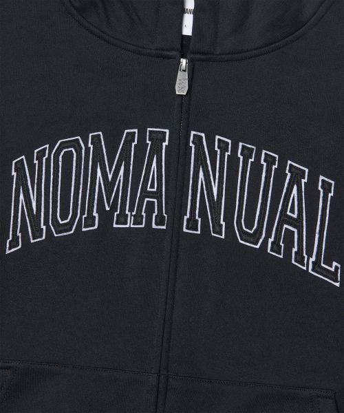NOMANUAL(NOMANUAL)の「B.A HOODED ZIP-UP - BLACK(パーカー・レディース・その他・SMALL/MEDIUM/LARGE/X-LARGE)」の5枚目の写真