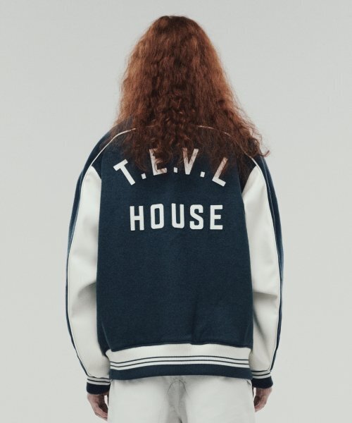 THEVINYLHOUSE(ザバイニルハウス)の「WOOL VARSITY JACKET BLUE (VH2DWUB901A)(スタジャン・レディース・その他・S/M/L)」の3枚目の写真
