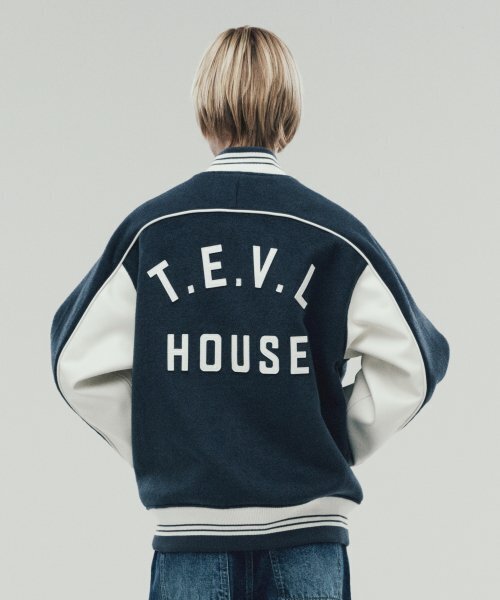 THEVINYLHOUSE(ザバイニルハウス)の「WOOL VARSITY JACKET BLUE (VH2DWUB901A)(スタジャン・レディース・その他・S/M/L)」の5枚目の写真