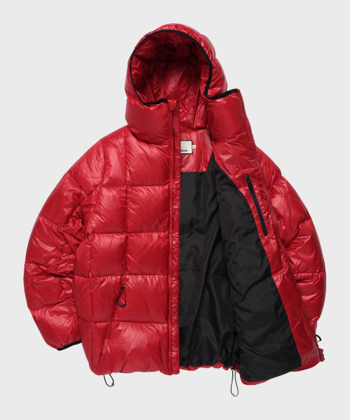 THEVINYLHOUSE(ザバイニルハウス)の「HOODED DUCK DOWN JACKET BURGUNDY(ダウンジャケット/コート・メンズ・その他・L/M/S)」の2枚目の写真