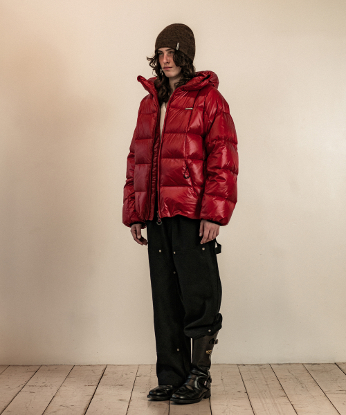 THEVINYLHOUSE(ザバイニルハウス)の「HOODED DUCK DOWN JACKET BURGUNDY(ダウンジャケット/コート・メンズ・その他・L/M/S)」の6枚目の写真