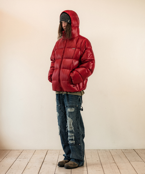 THEVINYLHOUSE(ザバイニルハウス)の「HOODED DUCK DOWN JACKET BURGUNDY(ダウンジャケット/コート・メンズ・その他・L/M/S)」の7枚目の写真