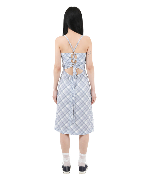 KATHARSIS（カタルシス）の「ビスチェバックレスコルセットワンピースブルーチェック ONE SIZE（ワンピース・レディース・その他・ONE SIZE）」の6枚目の写真