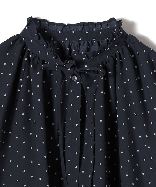 SHIPS（シップス）の「〈手洗い可能〉ドット リボン デザイン 長袖 ブラウス（シャツ/ブラウス・レディース・ネイビー・ONE SIZE）」の14枚目の写真