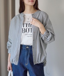 PREFERIR | 【ZOZO限定】裾ドロストワイドシャツブラウス(シャツ/ブラウス)