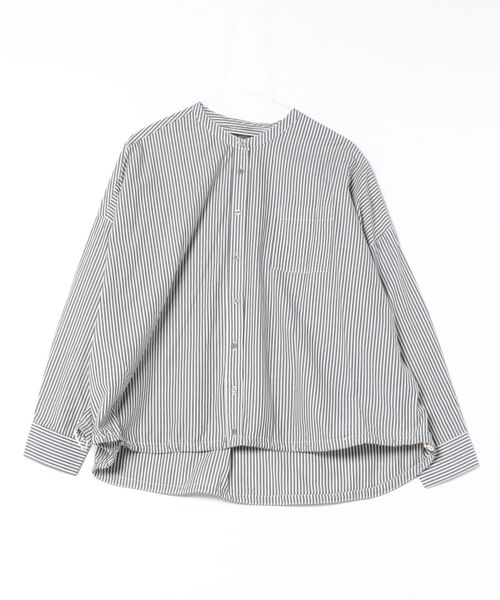 PREFERIR(プレフェリール)の「【ZOZO限定】裾ドロストワイドシャツブラウス(シャツ/ブラウス・レディース・ブラック/ネイビー/キャメル・FREE)」の16枚目の写真