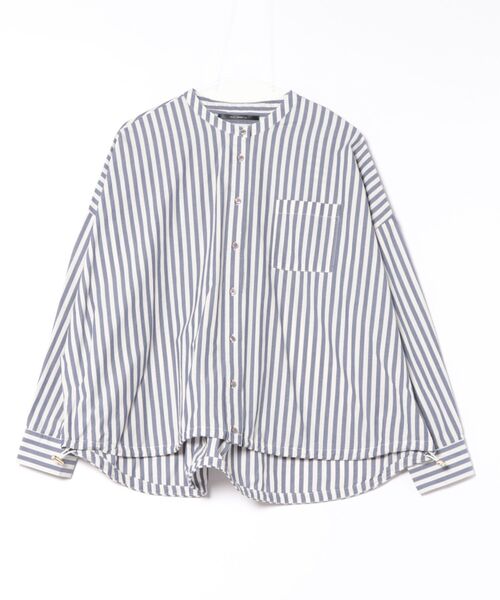 PREFERIR(プレフェリール)の「【ZOZO限定】裾ドロストワイドシャツブラウス(シャツ/ブラウス・レディース・ブラック/ネイビー/キャメル・FREE)」の17枚目の写真