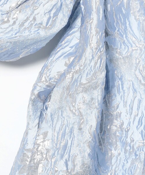 CAROLINA GLASER（カロリナ グレイサー）の「ジャカード バルーンキャミソールワンピース（ワンピース・レディース・ラベンダー/サックスブルー・ONE SIZE）」の14枚目の写真