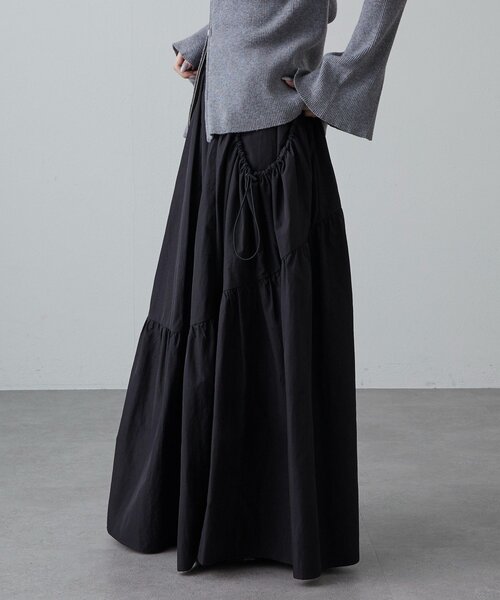 Lui's(ルイス)の「BIGポケットギャザースカート(スカート・レディース・ブラック/チャコールグレー/ベージュ系その他・FREE)」の21枚目の写真