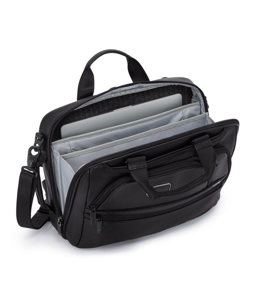 TUMI(トゥミ)の「TUMI ALPHA(アルファ) スリーウェイ・コンバーチブル・ブリーフケース(A4/PC15インチまで対応)(ビジネスバッグ・メンズ・ブラック・FREE)」の3枚目の写真