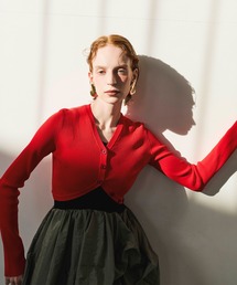 OMMO（オーエムエムオー）の「V NECK SHORT KNIT CD（カーディガン/ボレロ）」