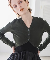 OMMO（オーエムエムオー）の「V NECK SHORT KNIT CD（カーディガン/ボレロ）」