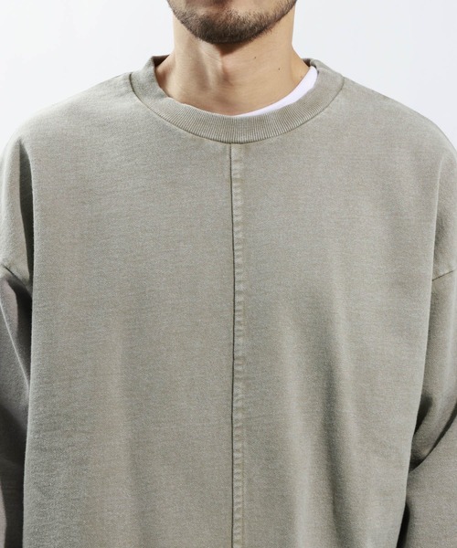 BAYFLOW（ベイフロー）の「ピグメントドローコードスウェット（スウェット・メンズ・チャコール/ネイビー/ベージュ・LARGE/MEDIUM）」の11枚目の写真