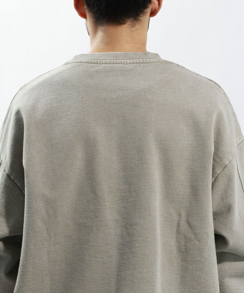 BAYFLOW（ベイフロー）の「ピグメントドローコードスウェット（スウェット・メンズ・チャコール/ネイビー/ベージュ・LARGE/MEDIUM）」の15枚目の写真