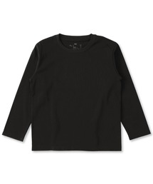 無印良品 | キッズ　綿天竺編みクルーネック長袖Ｔシャツ　無地(Tシャツ/カットソー)