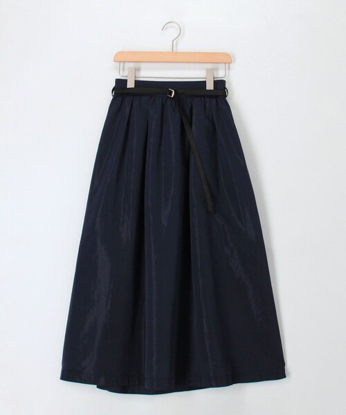 MICO COULIER（ミコクリエ）の「マットタフタスカート（スカート・レディース・ネイビー/オリーブ・36/38）」の14枚目の写真